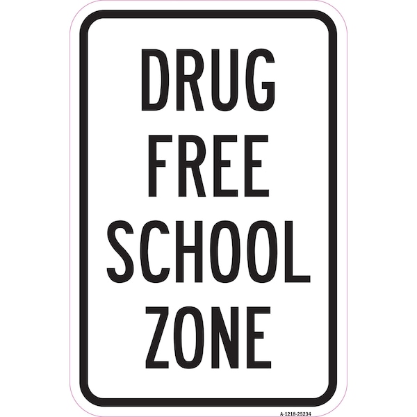 Signmission Safety Sign, 12 in Height, Aluminum, 18 in Length, 25234 A-1218-25234 - main